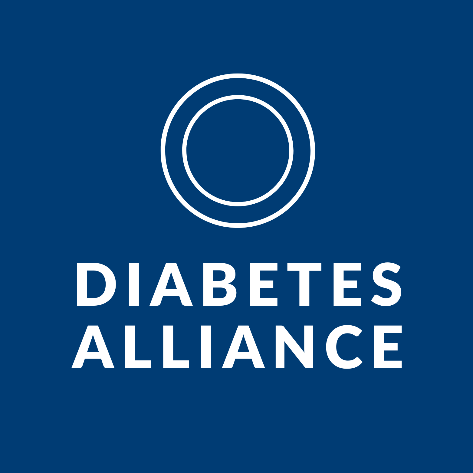 Diabetes Alliance logo blue